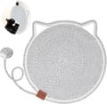 Katteklorebrett - 40 cm rundt bomullstau - Beskytter sofa/vegger for innekatter