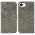 Etui til iPhone 16e Blondeblomster PU Lær Flip Lommebok Etui