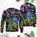 Grim Julesweater, Julens lyse neonbelysning Grim Julesweater S