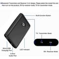 Miniatyrbillede 3 af 4: Bluetooth 5.0 Adapter Transmitter, 2-i-1 Bluetooth Sender og Modtager, 3.5mm Stereo Output