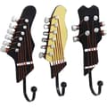 Väggkrokar - Gitarr - 3 krokar - Flera färger - Heminredning