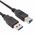 Miniatyrbillede 4 af 4: Audio-Video-kabler, USB-printerkabel USB 3.0 Type A han til B han AM til BM scannerkabel 50 CM