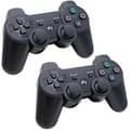 2-pakning - Trådløs kontroller for PS3 - Kompatibel - Svart