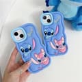 Lilo & Stitch Silikondeksel Kompatibelt med Samsung A16[JSR] bl\u00e5