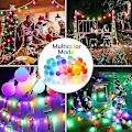 Miniatyrbild 4 av 4: 16,4 fot batteridriven String Light 20led Globe String Lights Fjärrkontroll Utomhus