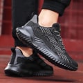 Miniatyrbild 5 av 5: Sneakers för män Löpartennisskor Lättviktsventilerande Sport Athletic 3C3198C Black 42