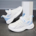 Miniatyrbild 4 av 5: Sneakers för barn för pojkar, flickor, löpning tennisskor, lätt andas, sport, atletisk 3B2039 White 38