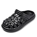 Miniatyrbild 1 av 5: Strandtofflor för män Modesandaler Utomhus Halkfria inomhusskor 3B2104 Black 40-41