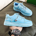 Miniatyrbild 2 av 5: Sneakers för barn Andas Pojkar Flickor Skateboard Skor Löparskor F01 Blue 34