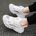 Miniatyrbild 5 av 5: Sneakers för pojkar Andas löparskor Mode Sportskor 3C0371 White 34
