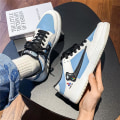 Miniatyrbild 4 av 4: Herr Sneakers Andas Dam Skateboard Skor Löparskor YJJ092 WhiteBlue 41