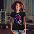 Miniatyrbild 2 av 3: Wild Animal Headset Musik Kvinnor Blackt-shirt L