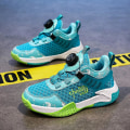 Miniatyrbild 4 av 5: Barn Sneakers Pojkar Basketskor Halkfria Barn Sportskor 3B0373 Cyan 34