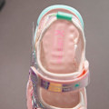 Miniatyrbild 2 av 4: Strandtofflor för flickor Modesandaler Halkfria inomhusskor utomhus 3Bcb9136 Pink 34