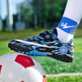 Miniatyrbild 5 av 5: Barn Ungdom Gräs Fotbollsskor Skor Inomhusfotboll Casual utomhus X1577 BlackBlue 38