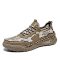 Miniatyrbild 1 av 5: Promenadskor för män Andas Flying Woven Mesh joggingskor Halkfria sneakers 3C9903 Khaki 41