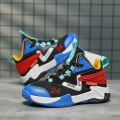 Miniatyrbild 2 av 5: Basketskor för barn Andas Sneakers Löparskor för pojkar 668Hl BlackBlue 31