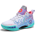 Miniatyrbild 1 av 5: Barn Basketskor Mode Pojkar Flickor Sneakers Andas Sportskor 2207 Purple 34