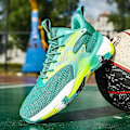 Miniatyrbild 4 av 5: Basketskor för män Andas Sneakers Löparskor 3A28288B Cyan 43