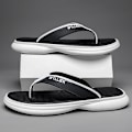 Miniatyrbild 3 av 5: Herrflip-flops stringtrosor Sandaler Komforttofflor för stranden 3C8128 Black 41