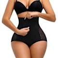 Miniatyrbild 2 av 4: High Waist Mesh Andas Shapewear För Dam Magkontroll Trosor Body Shaper Underkläder Justerbar midja Cincher Brief 2021,beige 4XL