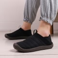 Miniatyrbild 5 av 5: Herrtofflor Varma Vinterskor För Kvinnors Inomhushus Slip On Med Bomull Utomhus 2K6855 Black 44