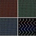 Miniatyrbild 5 av 5: Matrix Colorful Led Pixel Module Light（8*32）