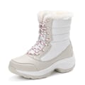 Miniatyrbild 1 av 5: Dam Vinterstövlar Snow Boot Plysch Varma Skor Vattentät Boot 1617 Beige 38