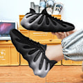 Miniatyrbild 4 av 4: Herr Dam Sneakers Andas löparskor Mode Sportskor Yj452 Black 44