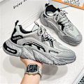 Miniatyrbild 4 av 5: Herrsneakers Andas löparskor Mode Sportskor 3Abk2053 Gray 41
