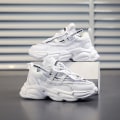 Miniatyrbild 5 av 5: Barn Sneakers Pojkar Basketskor Halkfria Barn Sportskor 3Bk10 White 36