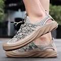 Miniatyrbild 3 av 4: Herrsandaler Casual Andas Mesh Skor Strandskor 923 Khaki 44