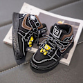 Miniatyrbild 4 av 5: Sneakers för barn Andas Pojkar Flickor Skateboard Skor Löparskor 02 Black 34
