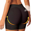 Miniatyrbild 1 av 3: Kvinnors Butt Lifter Underkläder Spets Boyshort Enhancer Trosor BLACK M