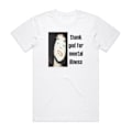 Miniatyrbild 1 av 5: Brian Jonestown-massakern Tacka Gud för psykisk ohälsa T-shirt Vit XXXL
