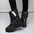 Miniatyrbild 5 av 5: Herr Dam Vinterstövlar Snow Boot Plysch Varma Skor Vattentät Boot 2113S Black 38