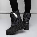 Miniatyrbild 5 av 5: Herr Dam Vinterstövlar Snow Boot Plysch Varma Skor Vattentät Boot 2113S Black 39