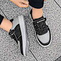 Miniatyrbild 4 av 5: Pojkar Sneakers Andas Flickor Skateboard Skor Löparskor 3D9877 Gray 34