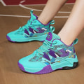 Miniatyrbild 5 av 5: Barn Basketskor Mode Pojkar Flickor Sneakers Sportskor som andas 2L7066 Cyan 33