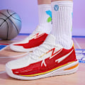 Miniatyrbild 3 av 4: Sportskor för män Sneakers Löparskor som andas Casual utomhus för män Yjg2022 WhiteRed 41