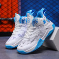 Miniatyrbild 4 av 5: Pojkar Flickor Basketskor Mode Halkfria sneakers Andas Sportskor för barn 2Ly028 WhiteBlue 36