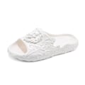 Miniatyrbild 1 av 5: Strandtofflor för män Modesandaler Utomhus Halkfria inomhusskor 3Bs2180 White 44-45