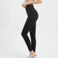 Miniatyrbild 2 av 5: Dam Midjetränare Svett Bastu Byxor Body Shaper Leggings Slimming Byxor Butt Lifter Sexiga Shapewear Magkontroll Trosor, 5 Points Grå XL
