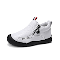 Miniatyrbild 1 av 5: Barnskor Halkfria casual Dämpande Mjuka Pojkar Flickor Sneakers 77202 White 34