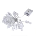 Miniatyrbild 3 av 5: 20 Led-kort Fotoklämma String Lights Batteri Julfest Bröllopsbelysning