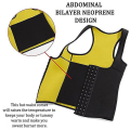 Miniatyrbild 3 av 3: Waist trainer för kvinnor Korsettväst Binder Shapers Korsett Shapewear Waist trainer Kroppsformare Magkontroll Modelleringsgördel, gul M