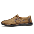 Miniatyrbild 2 av 5: Casual för män Läder Loafers 0L602 Khaki 44