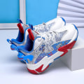 Miniatyrbild 2 av 5: Barn Basketskor Andas Sneakers Trendiga Casual Skor Löparskor Yj2256 BlueRed 38