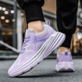 Miniatyrbild 5 av 5: Herrsneakers Andas sportskor Mode löparskor 3Clt172 Purple 42