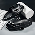 Miniatyrbild 4 av 5: Män Kvinnor Strandtofflor Mode Sandaler Utomhus Halkfria inomhusskor 5001 Black 40-41